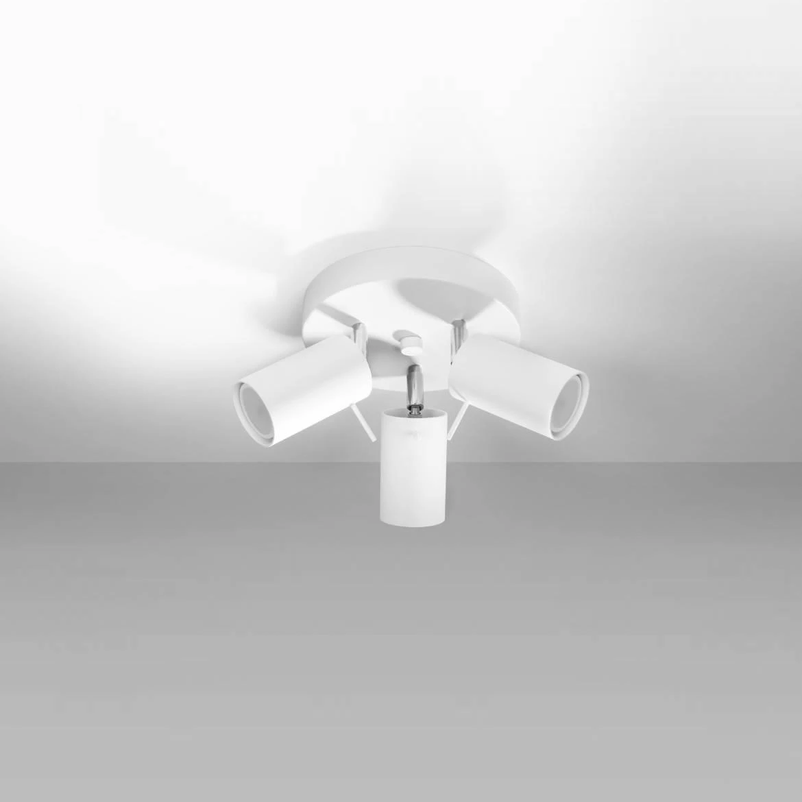 Stropna lampa Oregon 3 bela