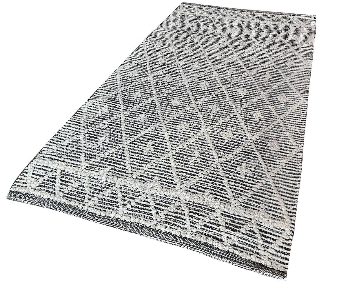 Tepih Chindi 80x150cm beli