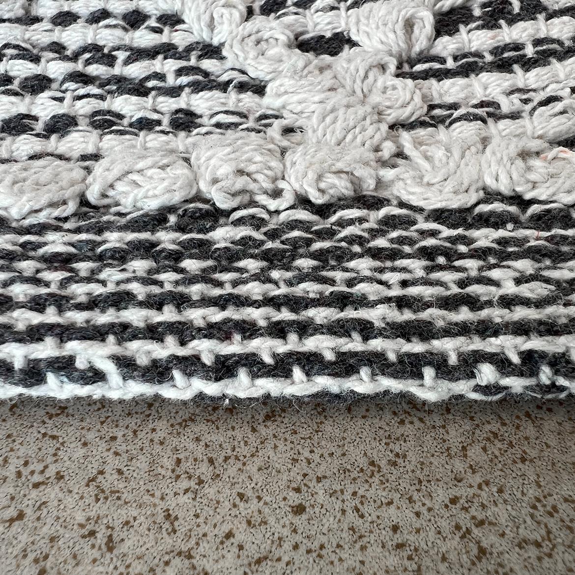 Tepih Chindi 80x150cm beli