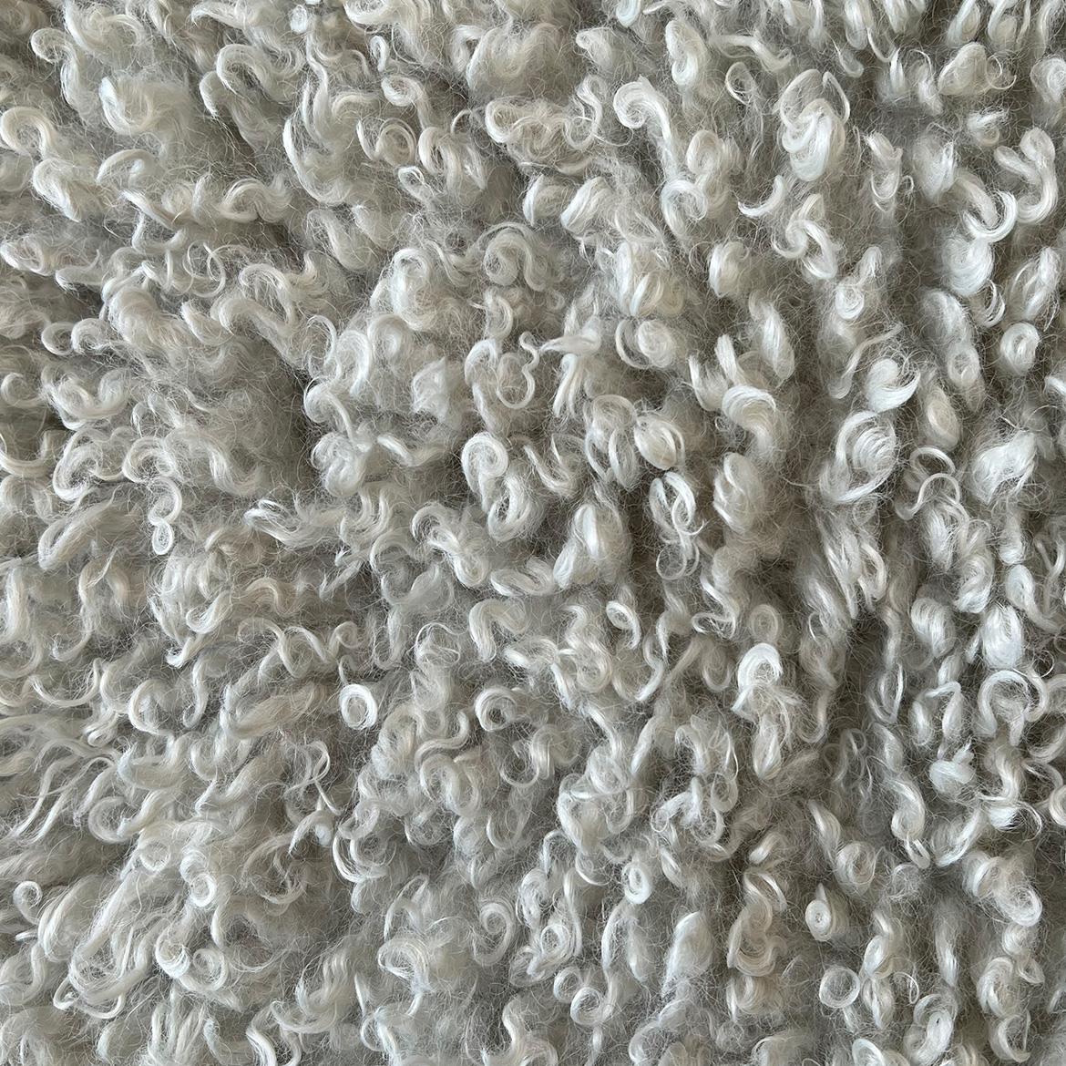 Tepih Shaggy 80x150cm srebrni