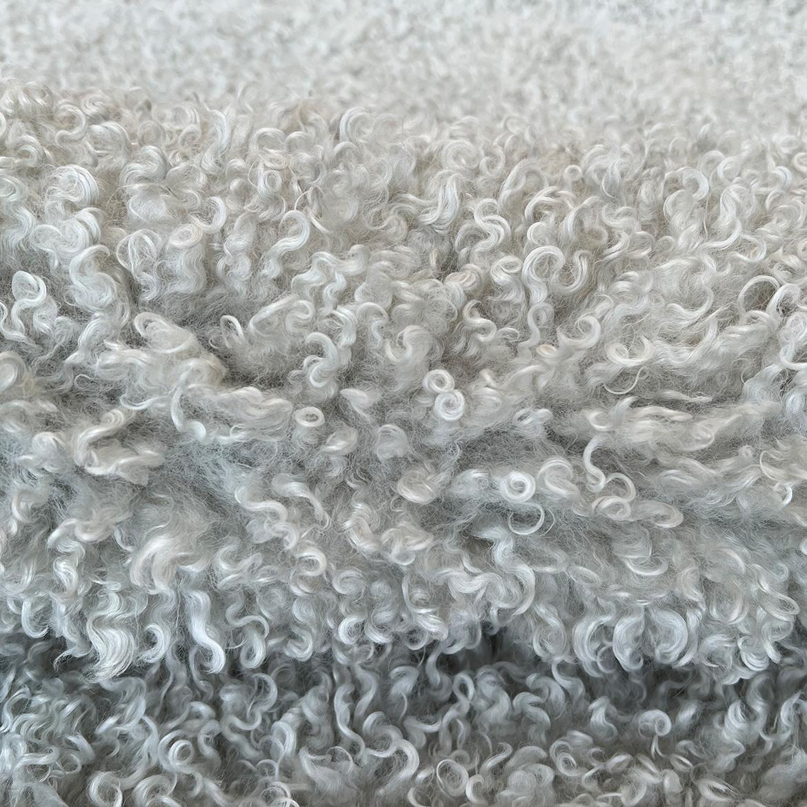 Tepih Shaggy 80x150cm srebrni