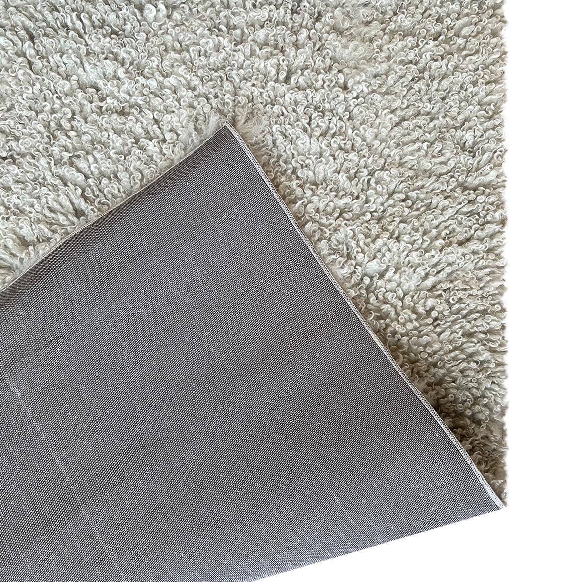 Tepih Shaggy 80x150cm srebrni