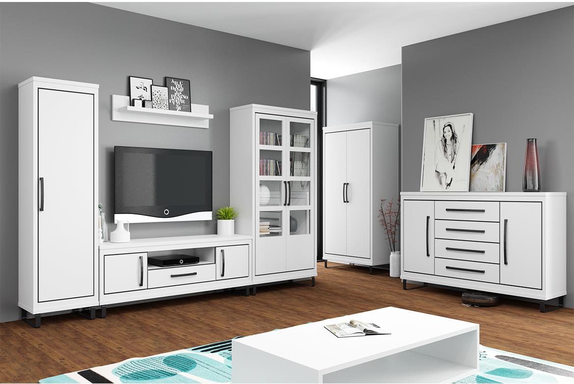 Capri ormar C14 2 vrata 90x53x202 cm beli