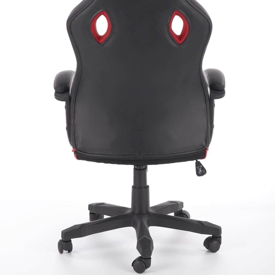 Baffin kancelarijska fotelja 64x70x118 cm crno/crvena