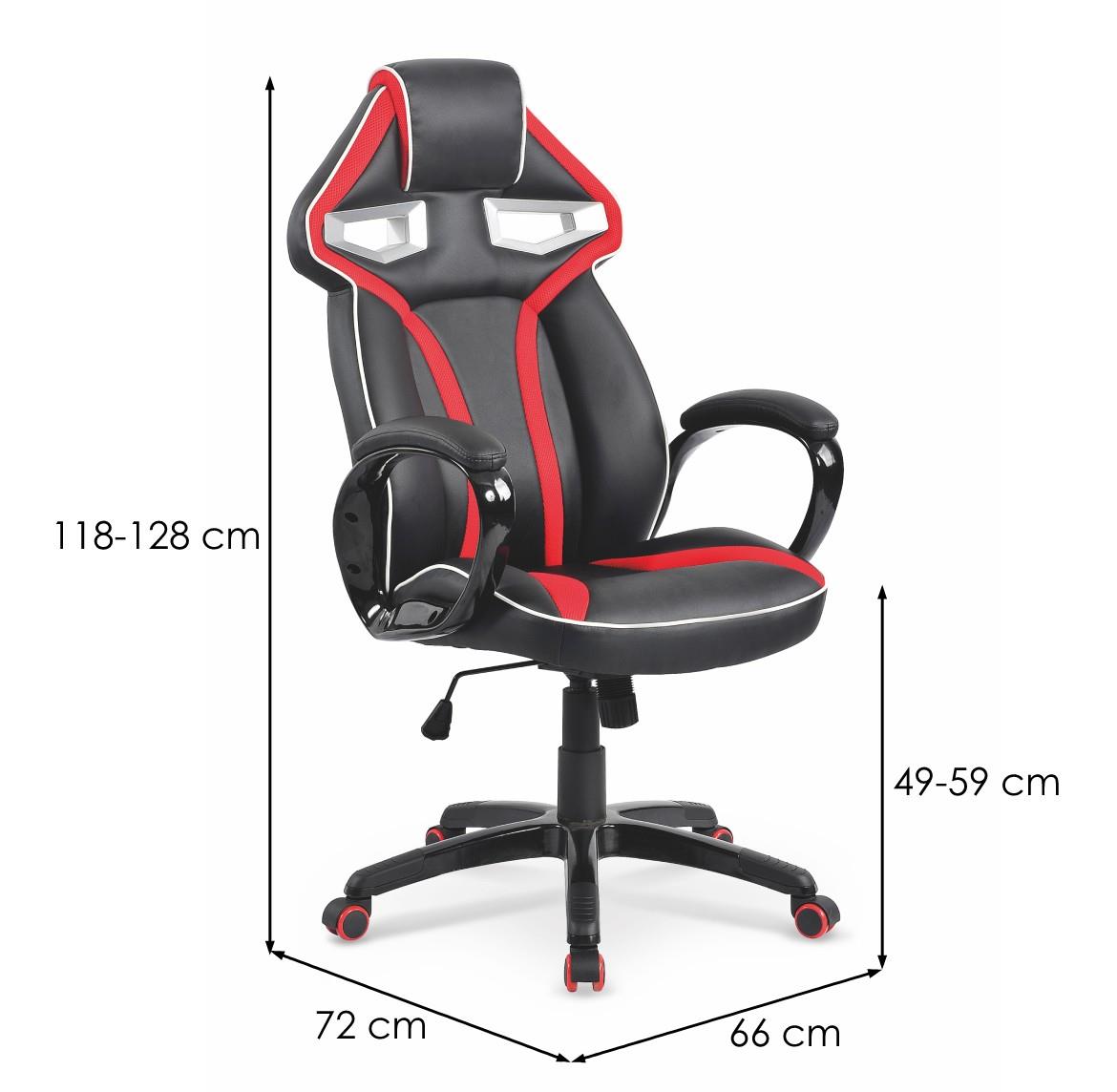Honor gaming stolica 66x72x128 cm crna/crvena
