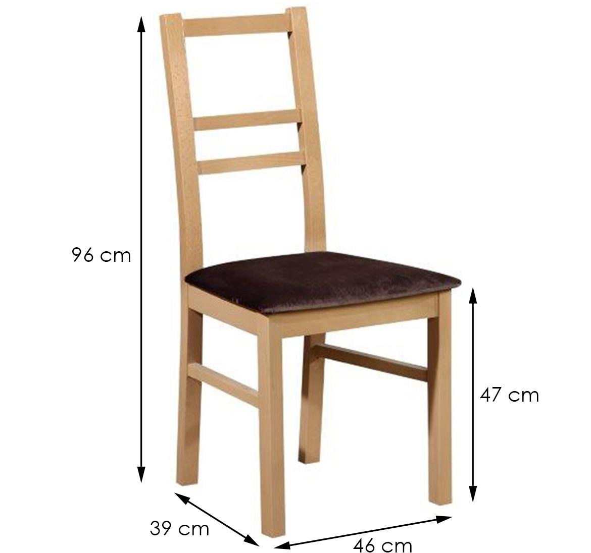 Primo 8823 W130 stolica 46x39x96 cm hrast