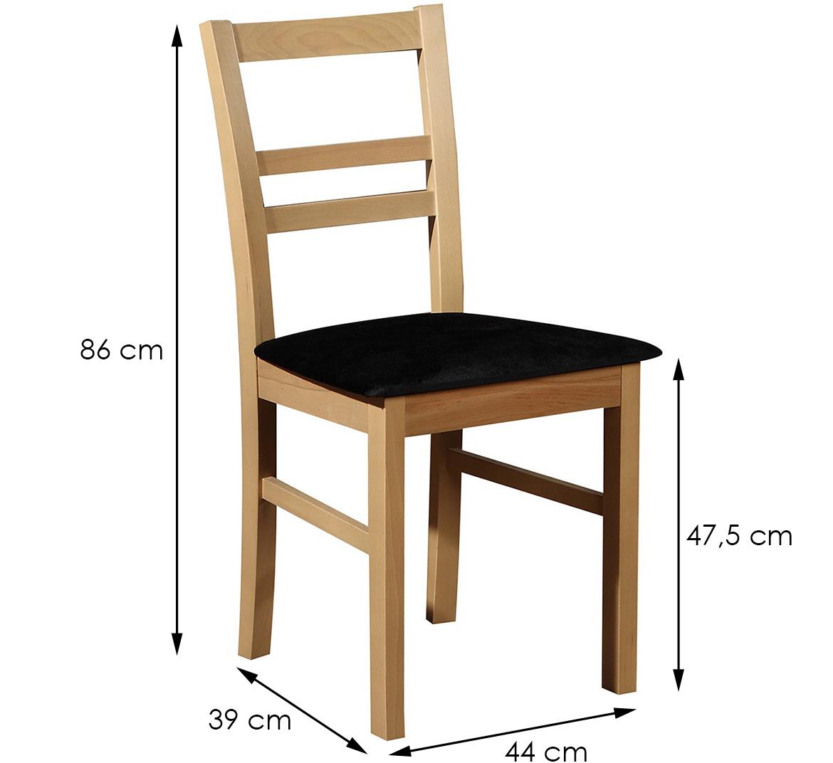 Primo 8802 W107 stolica 44x39x86 cm hrast