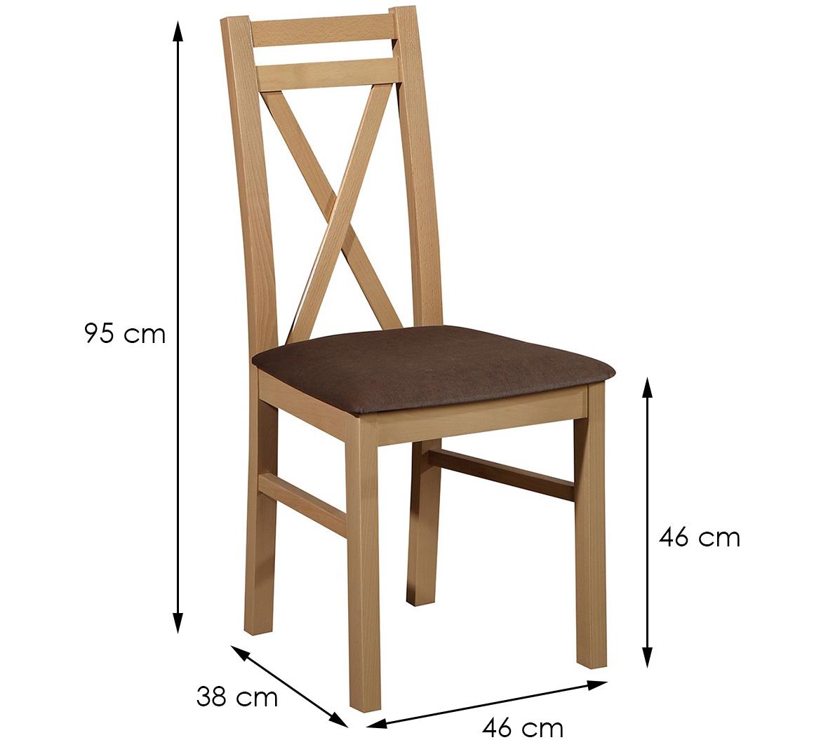 Esitto 22 W114 stolica 46x38x95 cm artisan hrast