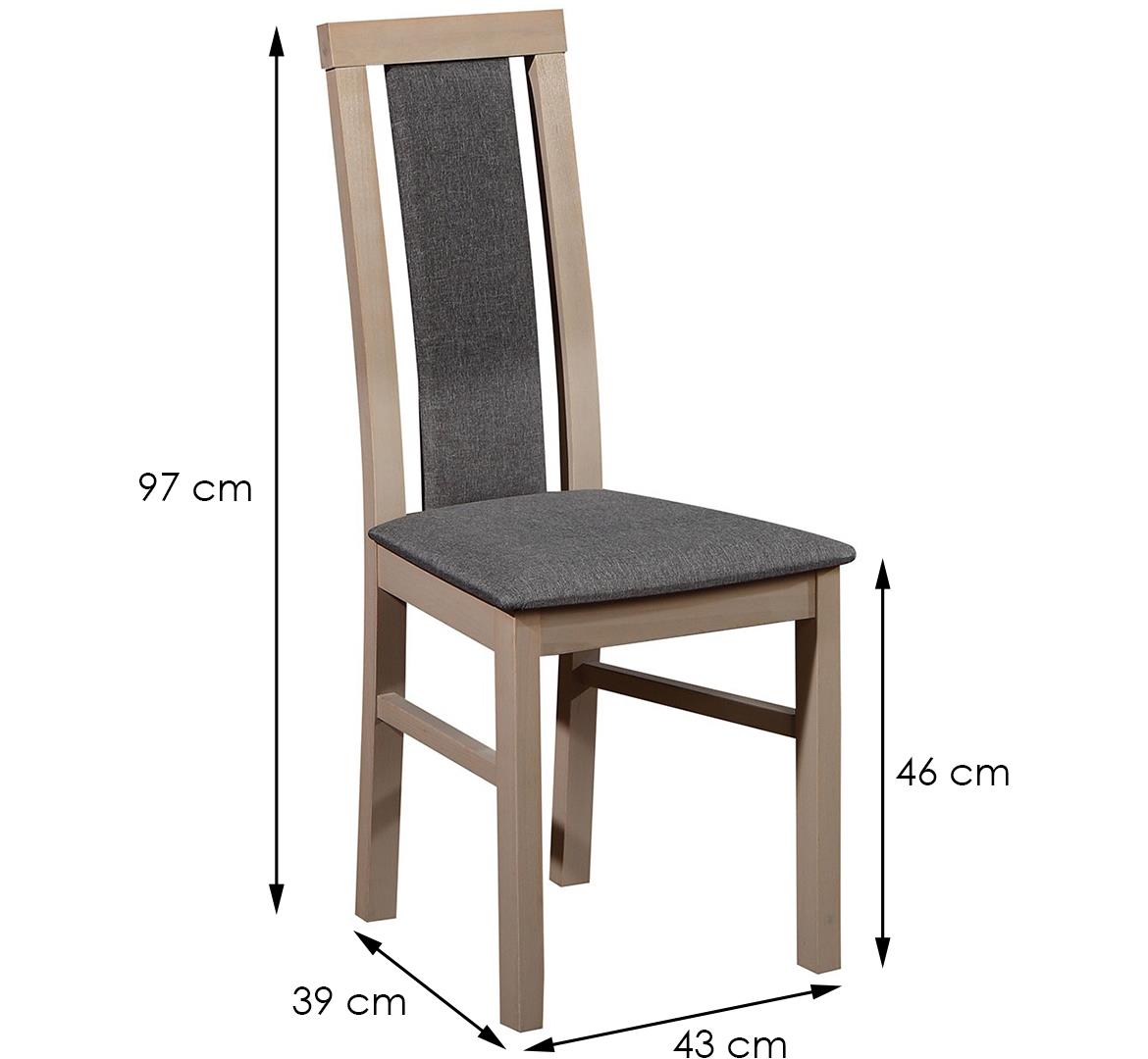 Sawana21 W129 stolica 43x39x97 cm sonoma hrast