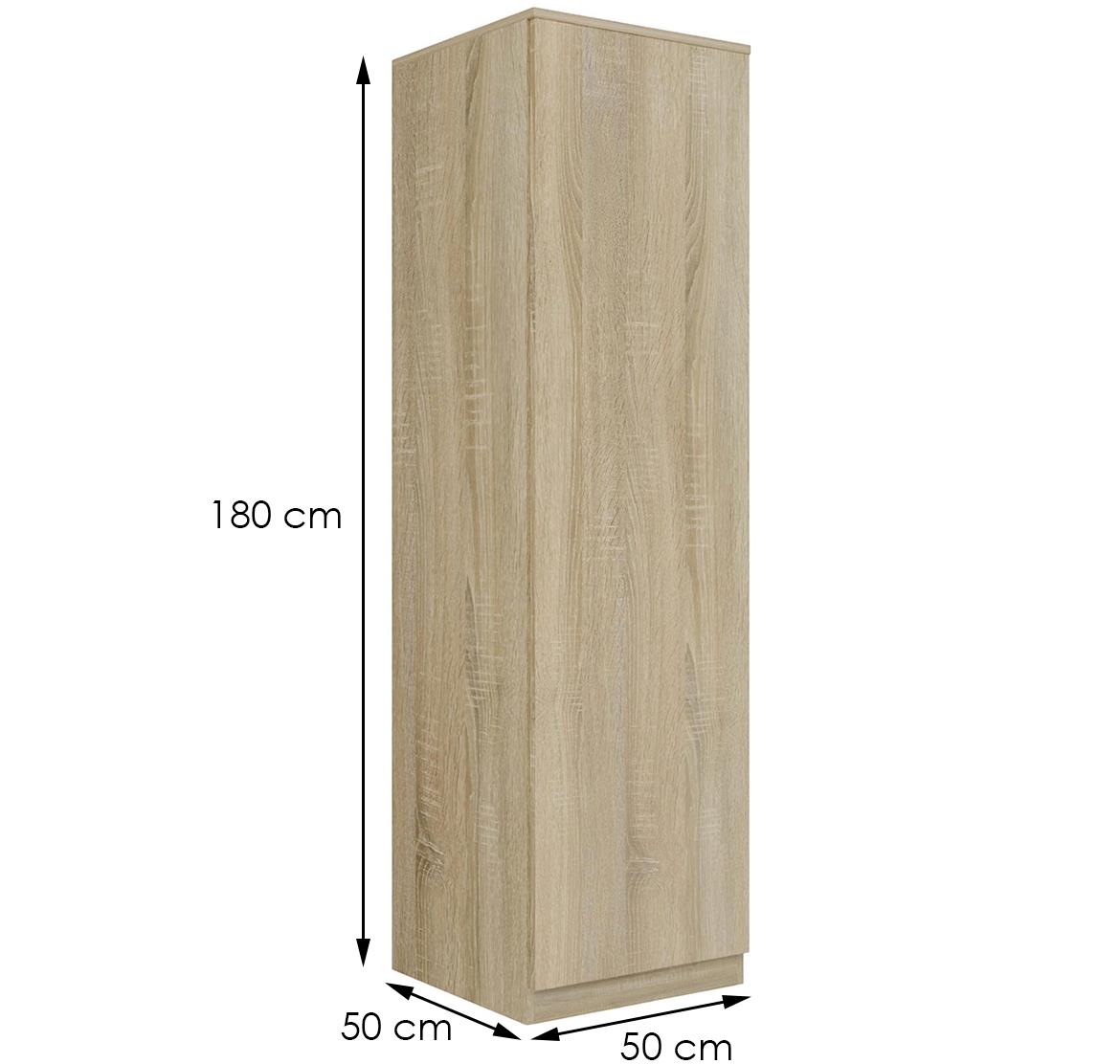 Ormar SD-50 1 vrata 50x50x180 cm natur (sonoma hrast)