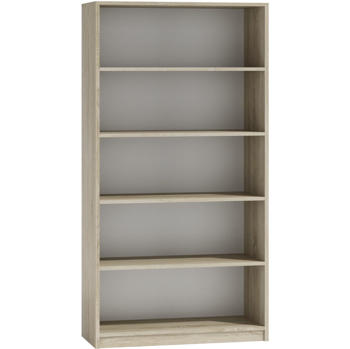 Polica R80 5 otvora 80x30x182 cm natur (sonoma hrast)