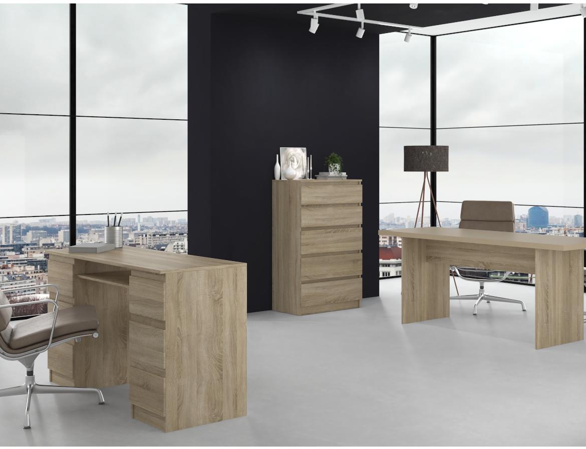 Malwa M5 komoda 5 fioka 70x40x112 cm natur (sonoma hrast)