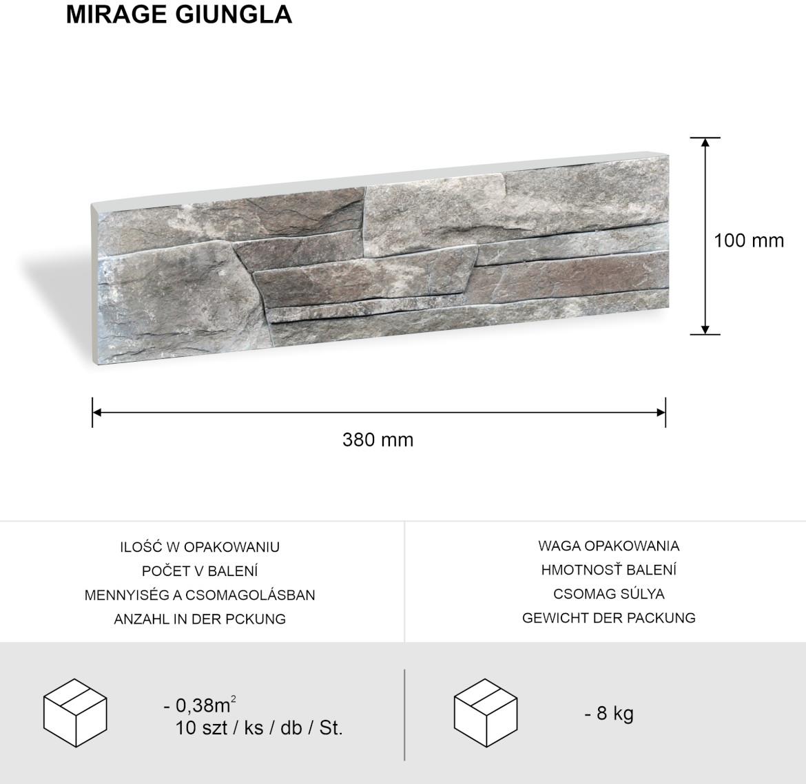 Betonski kamen Mirage Giungla