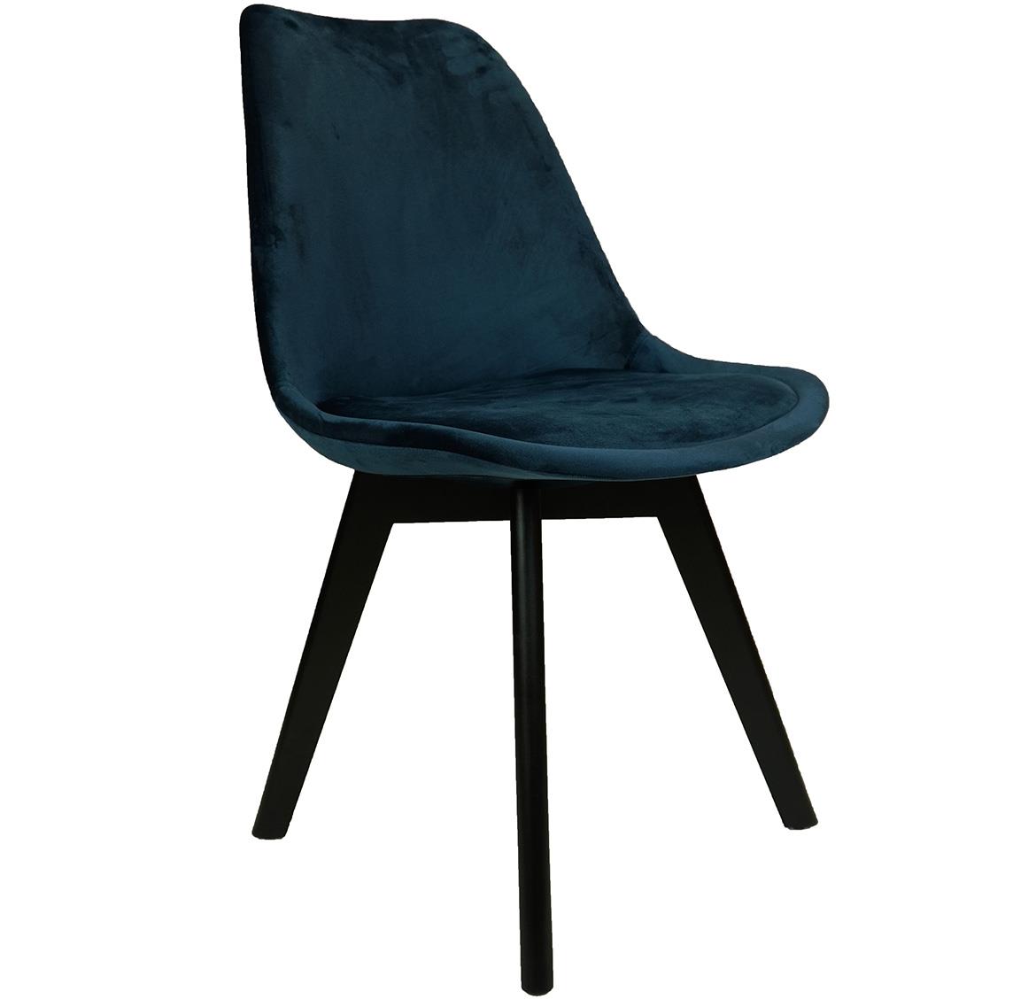 Tokyo stol i stolice 1+6 st 140x140x75cm  natur/plava/crna