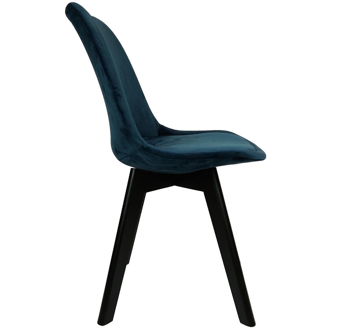 Tokyo stol i stolice 1+6 st 140x140x75cm  natur/plava/crna