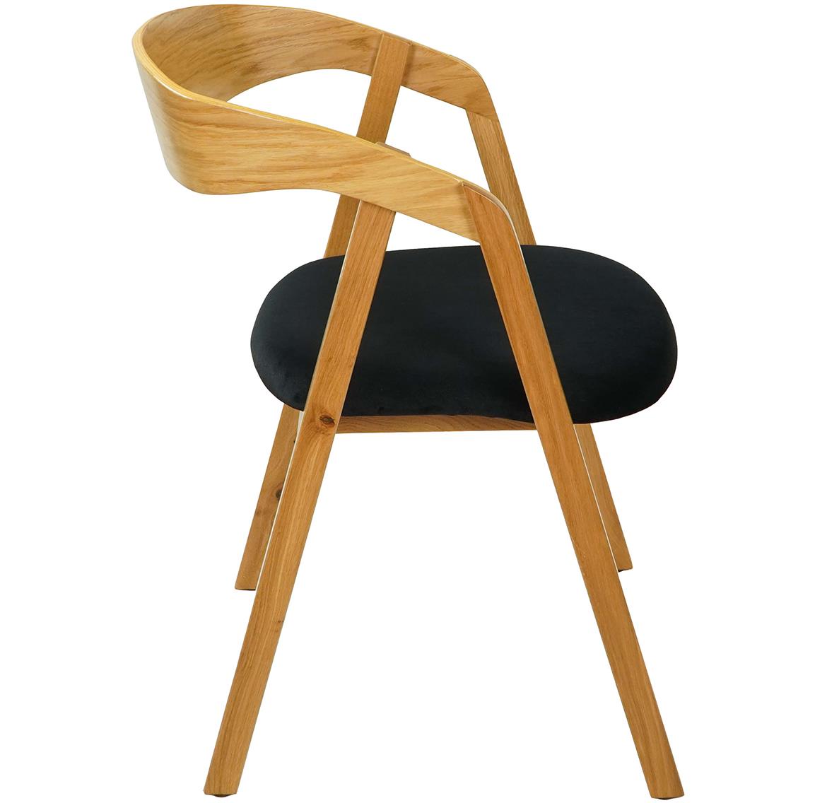Amsterdam set stol i stolice 1+6  st 160(210)x90x75 cm natur/siva