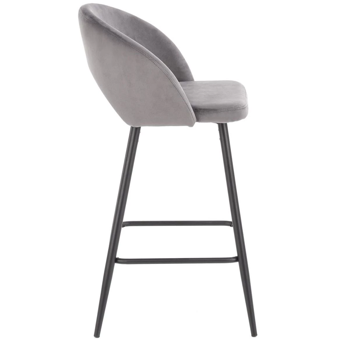H-96 barska stolica 48x49x89 cm siva