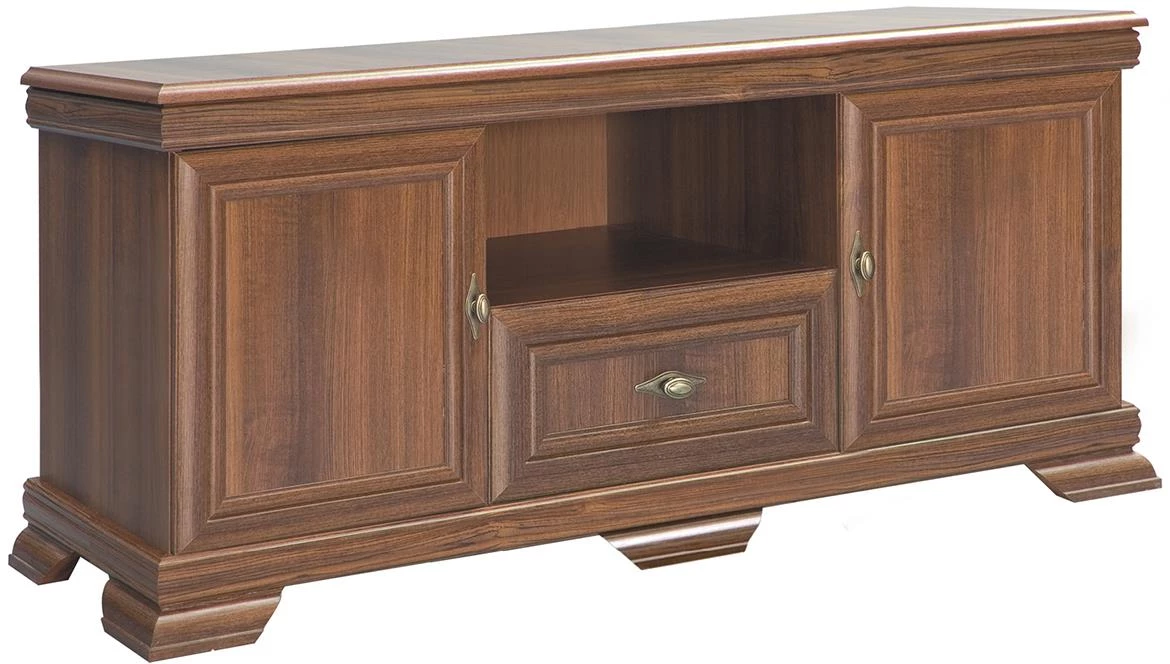 Kora krt2 TV stalak 2 vrata+1 ladica+1 otvor 158x46x59 cm tamni hrast