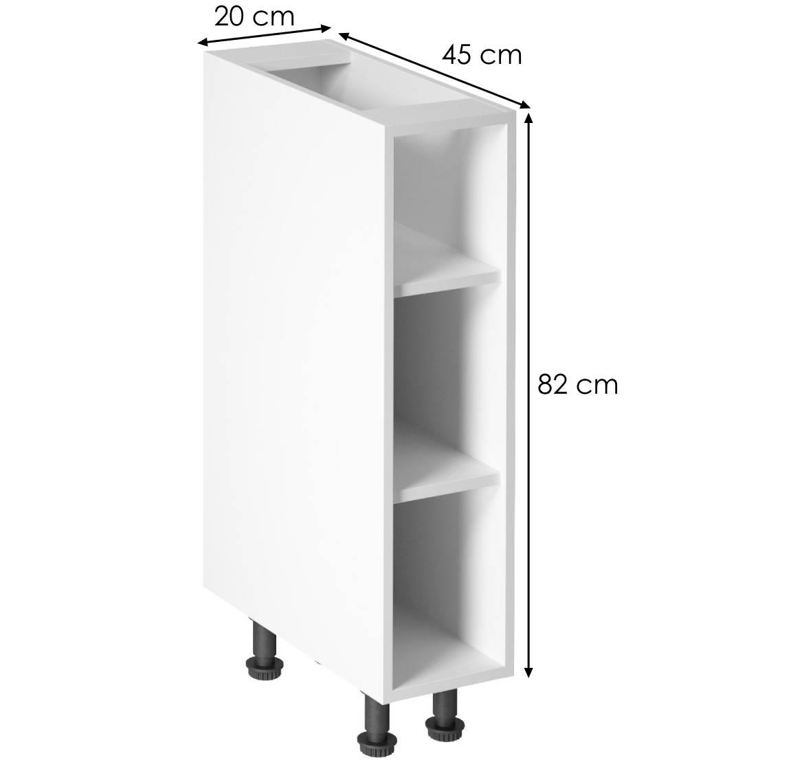Royal D20p kuhinjski element 20x45x82 cm beli