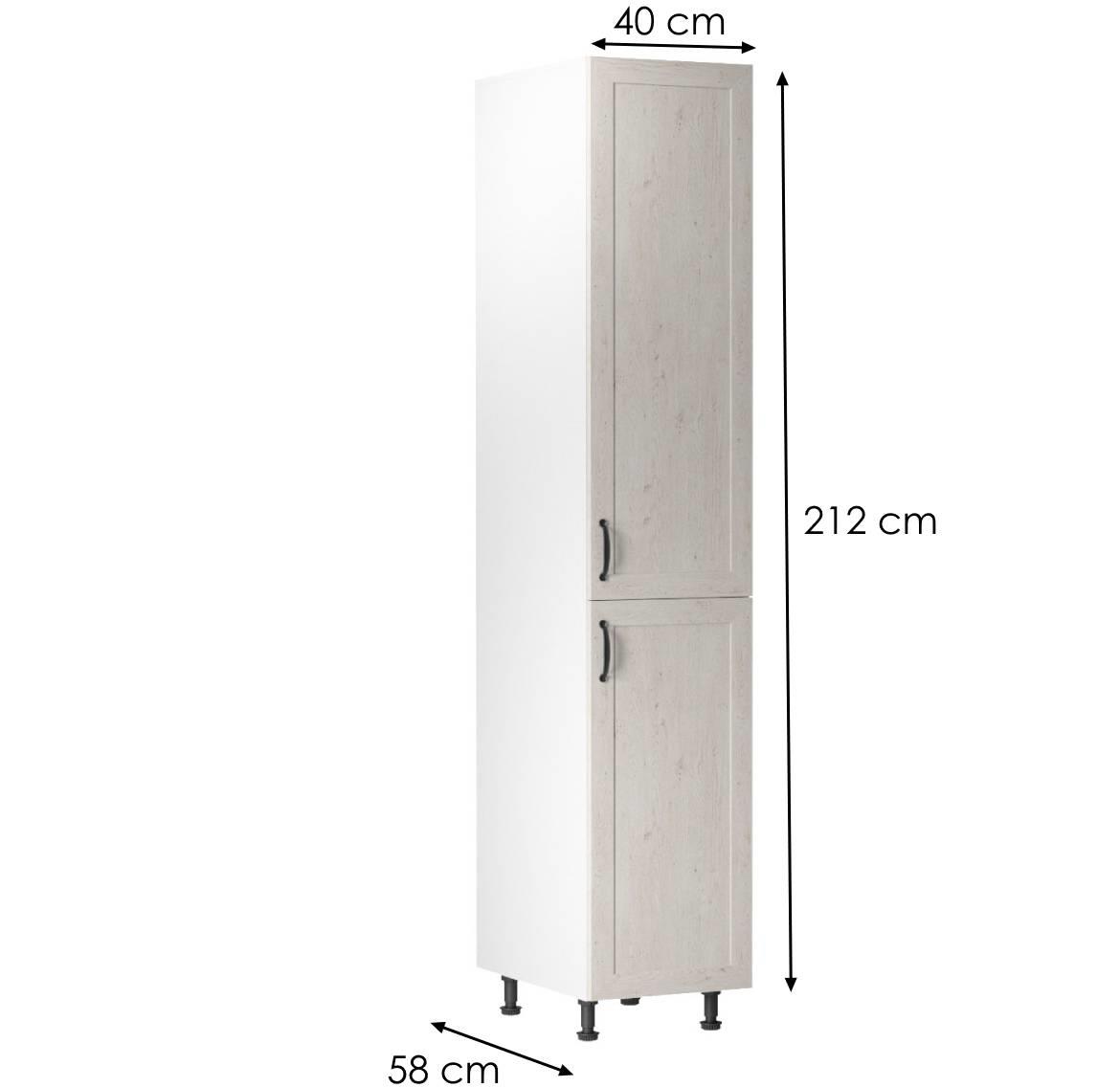 Royal D40sp kuhinjski element 2 vrata 40x58x212 cm beli