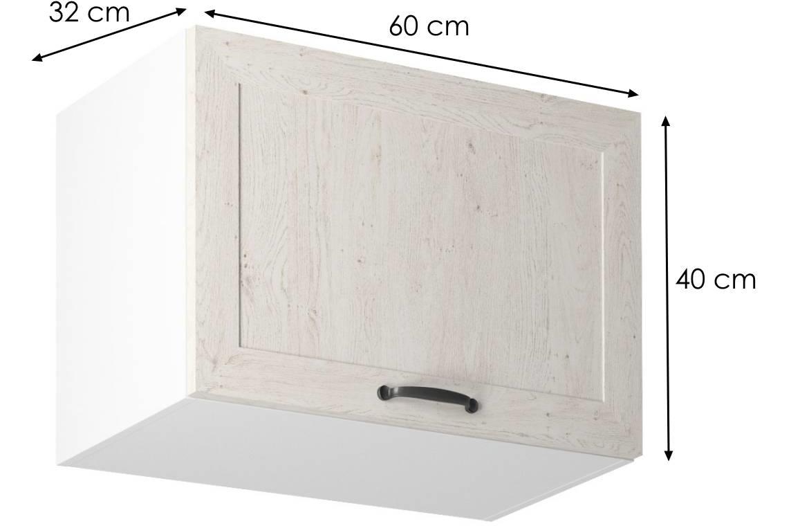 Royal G60k kuhinjski element 1 vrata 60x32x40 cm beli
