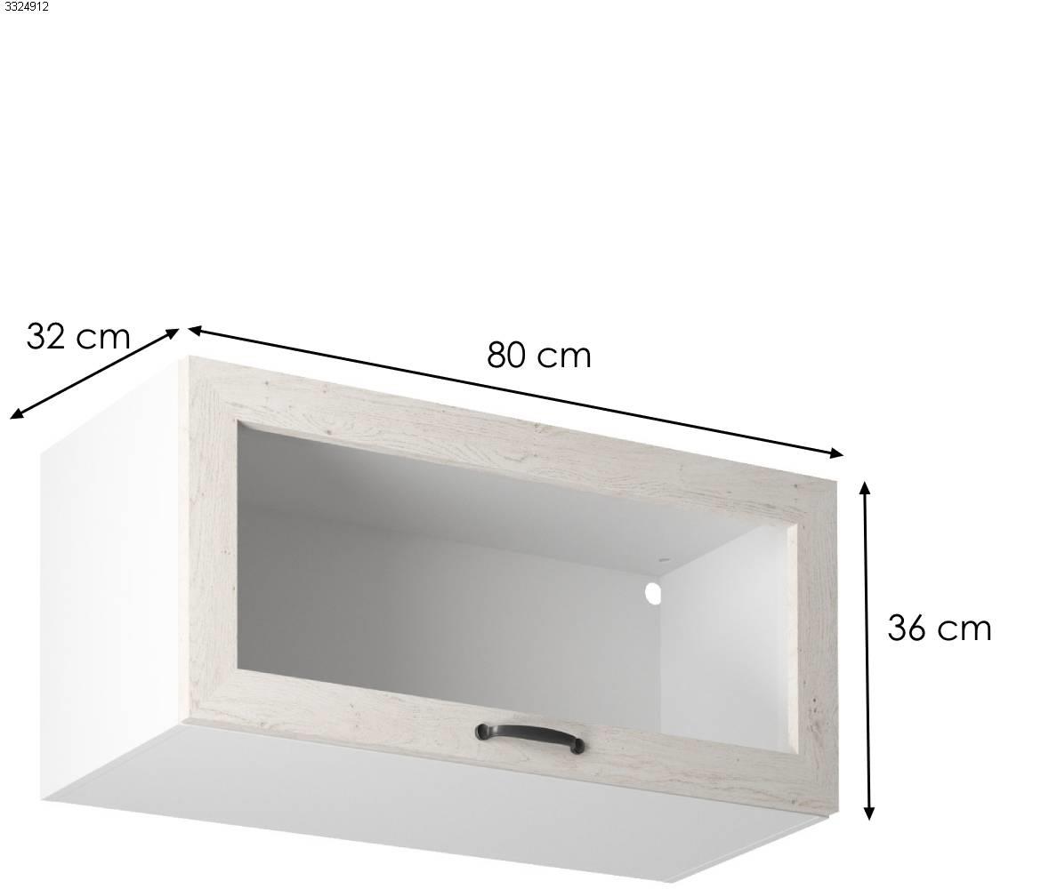Royal G80ks kuhinjski element 1 vrata 80x32x36 cm beli