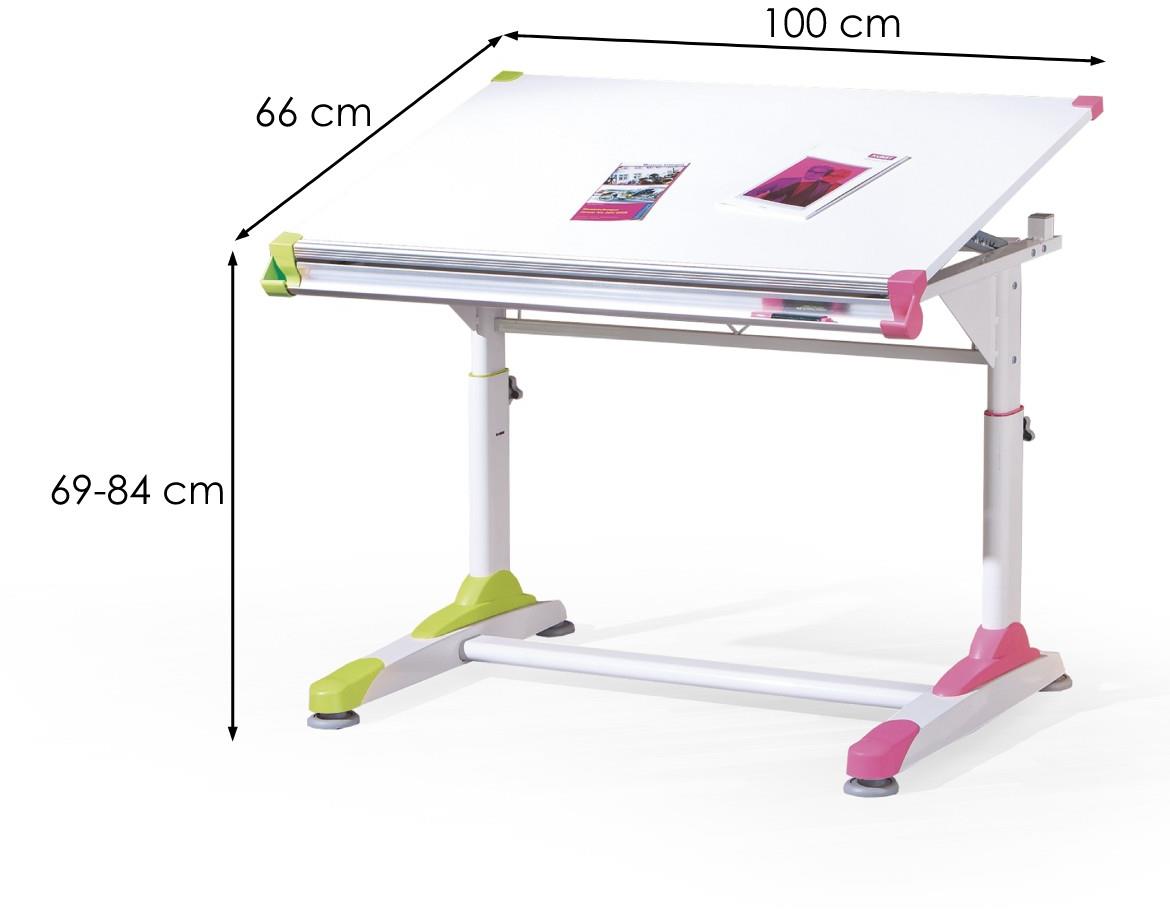 Collorido radni sto 100x66x84 cm