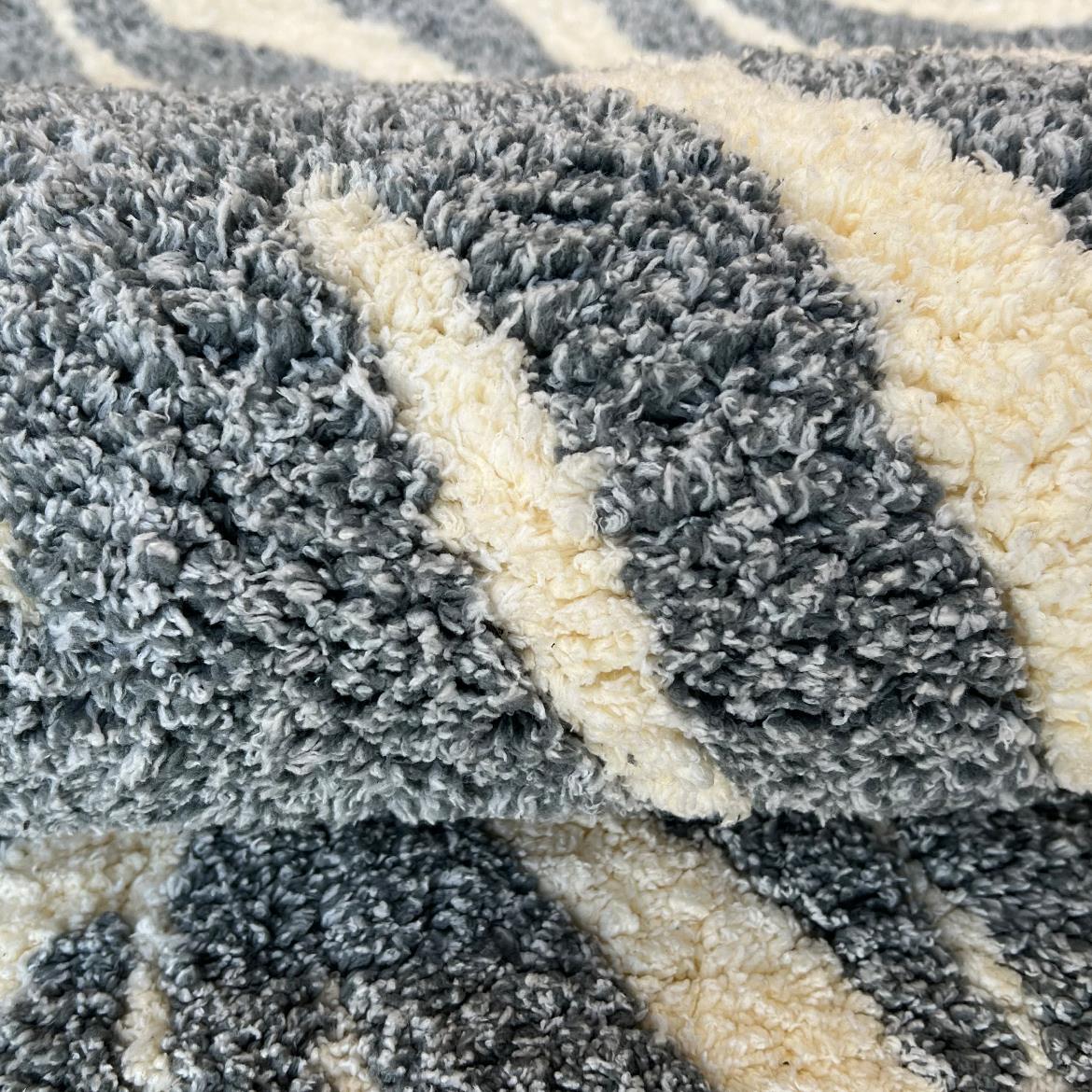 Tepih Shaggy Sonic 80x150cm sivi