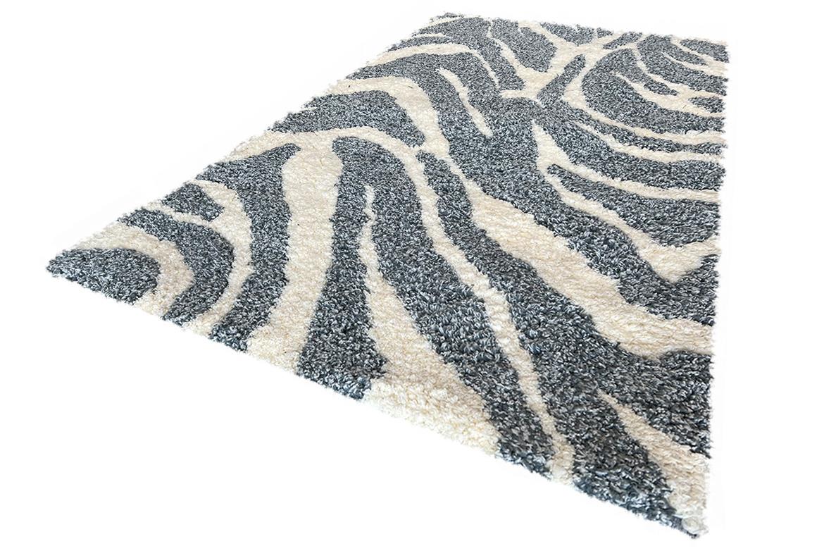 Tepih Shaggy Sonic 80x150cm sivi