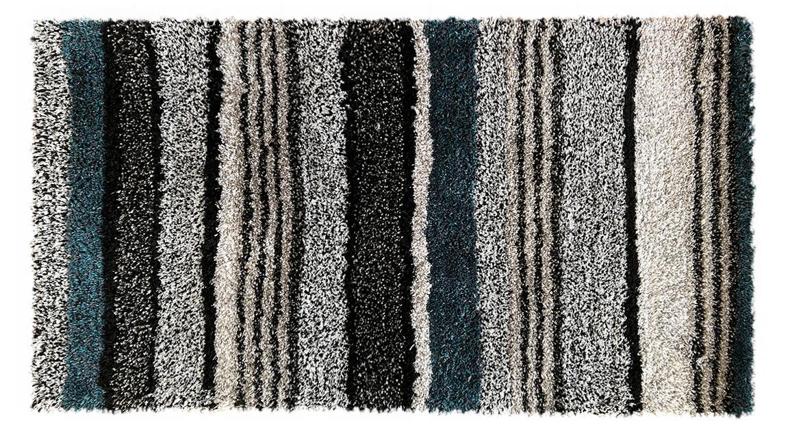 Tepih Shaggy Sonic 80x150cm plavi