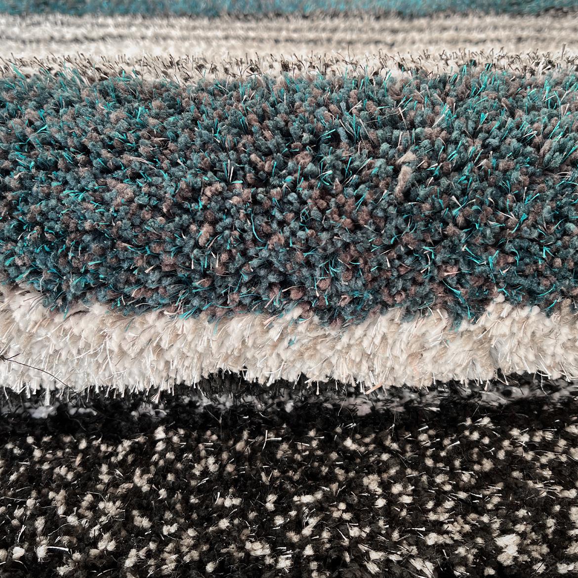Tepih Shaggy Sonic 80x150cm plavi