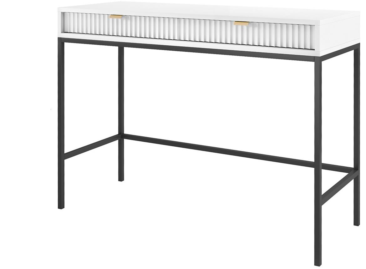 Nova toaletni stol 2 ladice T104 104x50x77 bijeli