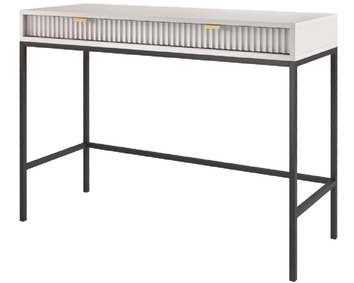 Nova toaletni sto 2 fioke T104 104x50x77 sivi