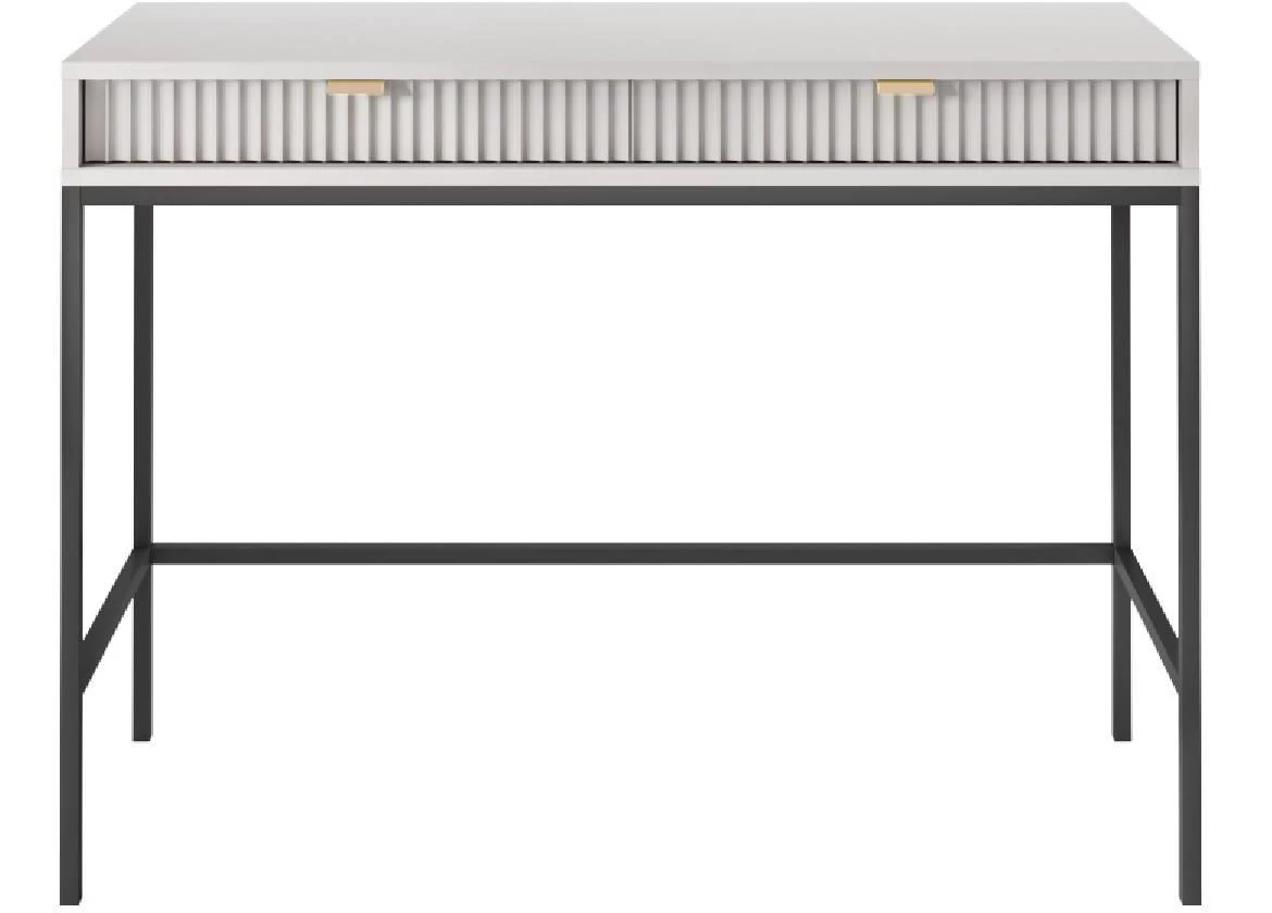 Nova toaletni sto 2 fioke T104 104x50x77 sivi