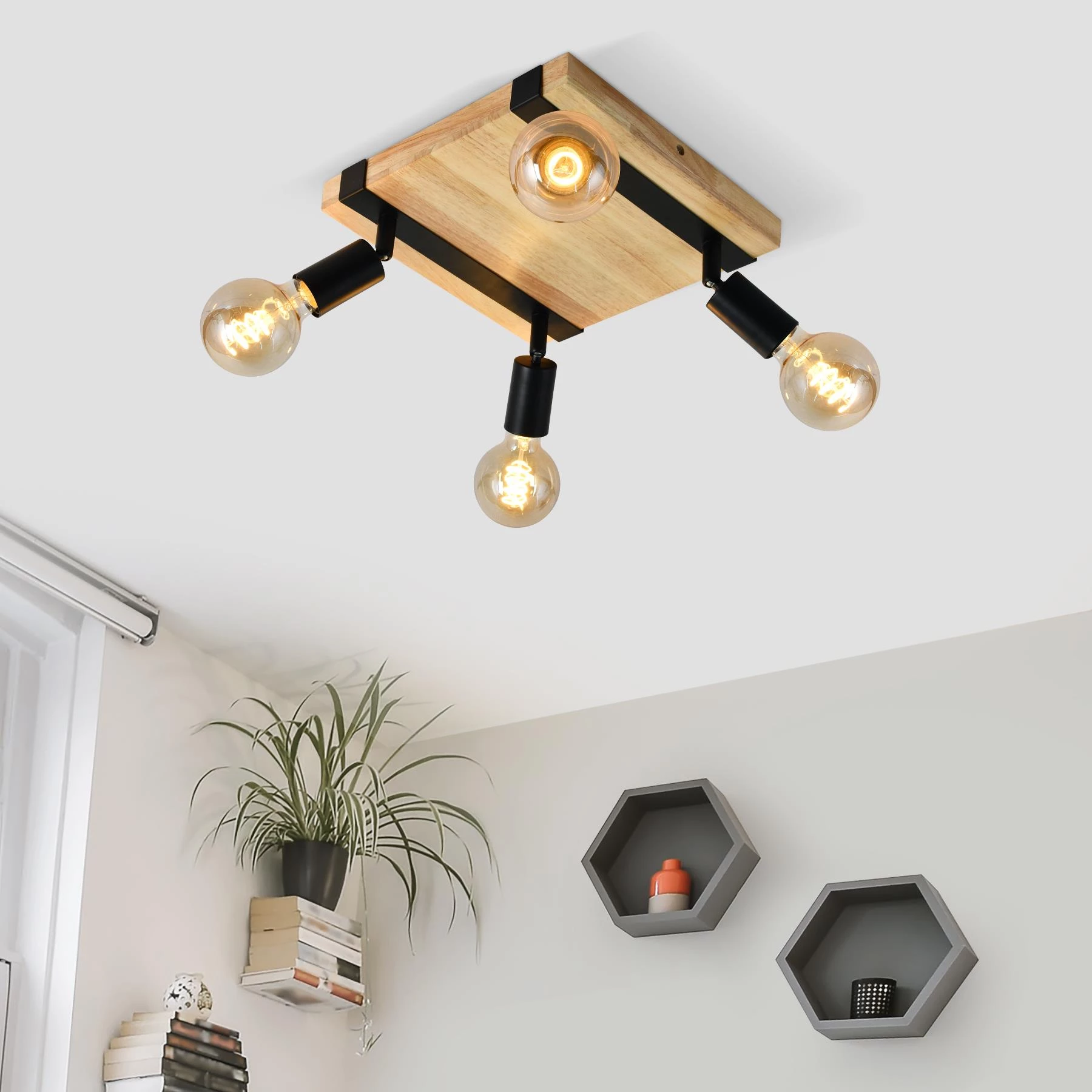 Stropna lampa Brun 4