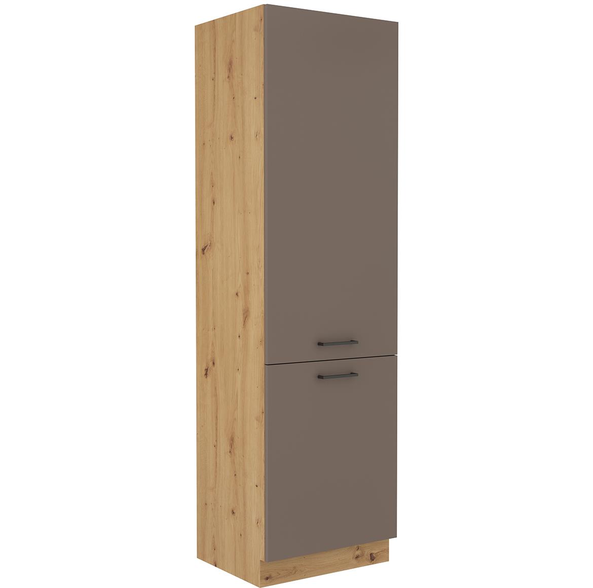Bologna kuhinjski element 2 vrata 60lo-210 2f 60x55x210 cm sivi hrast/artisan hrast