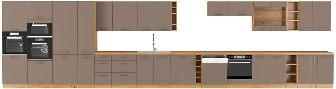 Bologna kuhinjski element 2 vrata 60dk-210 2f 60x55x210  sivi hrast/artisan hrast