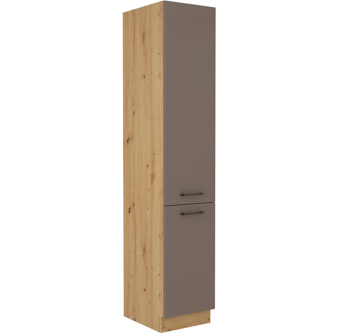 Bologna kuhinjski element 2 vrata 40dk-210 2f 40x55x210 cm sivi hrast/artisan hrast