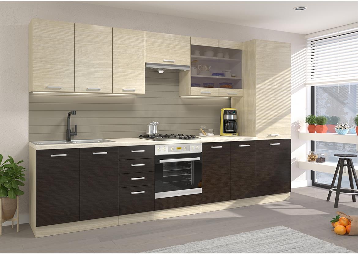 Victoria kuhinjski element 2 vrata 60DK-210 2F 60x55x210 cm svetli natur/braon
