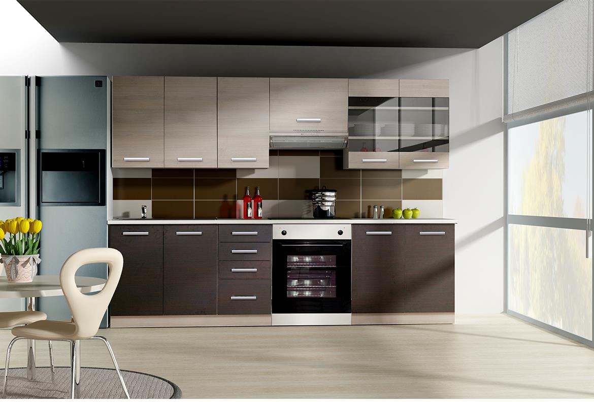 Victoria kuhinjski element 2 vrata 60DK-210 2F 60x55x210 cm svetli natur/braon