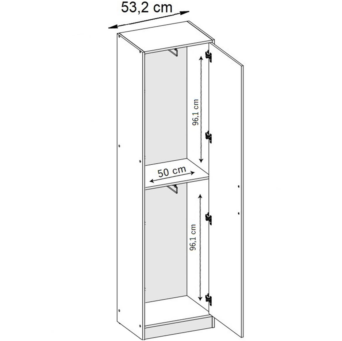 Roj 12+ Kronos 01 predsoblje 159,6x39x205 cm belo/žuto