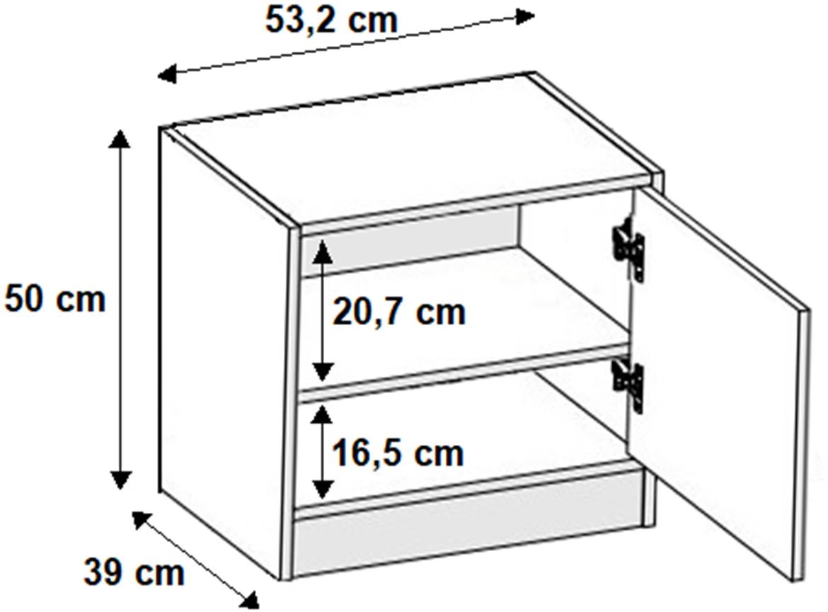 Roj 12+ Madrid 1100 predsoblje 159,6x39x205 cm belo/crno