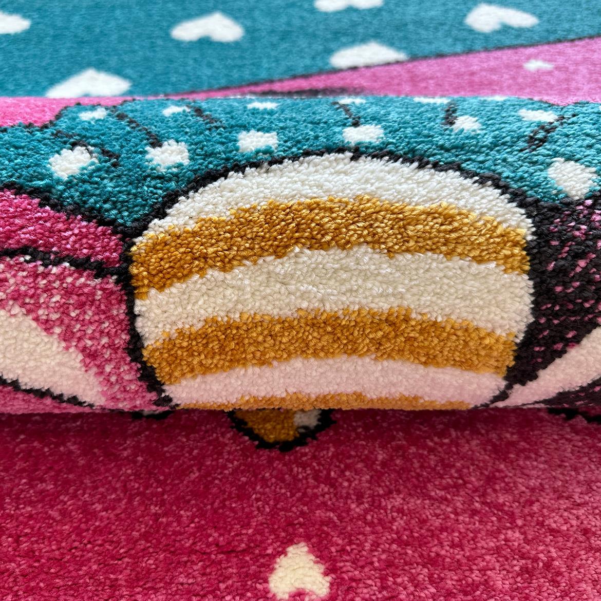 Carpet Play 160x230cm roze