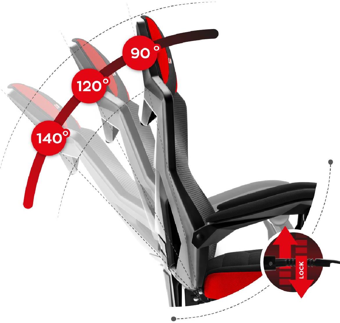 Combat 3.0 gaming stolica 50x50x106 cm crveno/crna