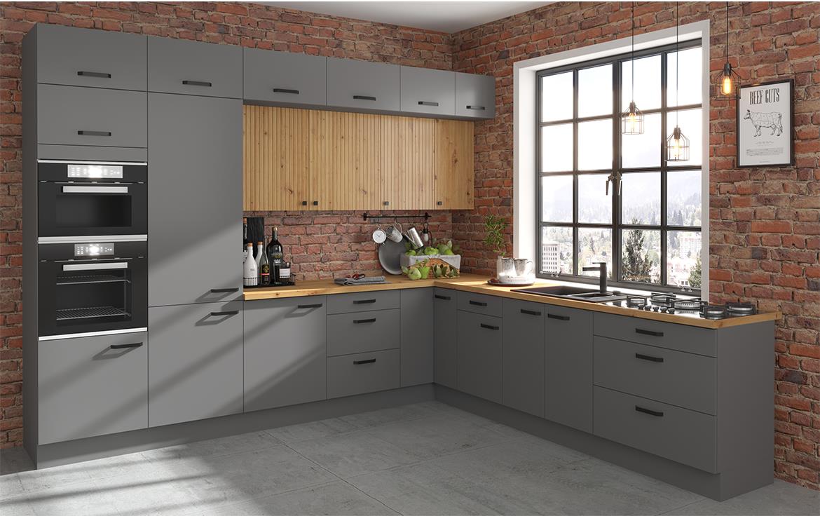Nessa 60lo-215 2f ormar 2 vrata 60x55x215 tamno sivi