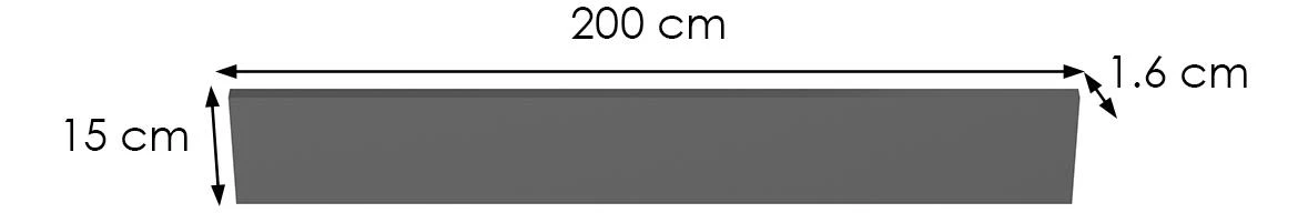 Antracit cokl 2000Ks150 mm (1 kom)
