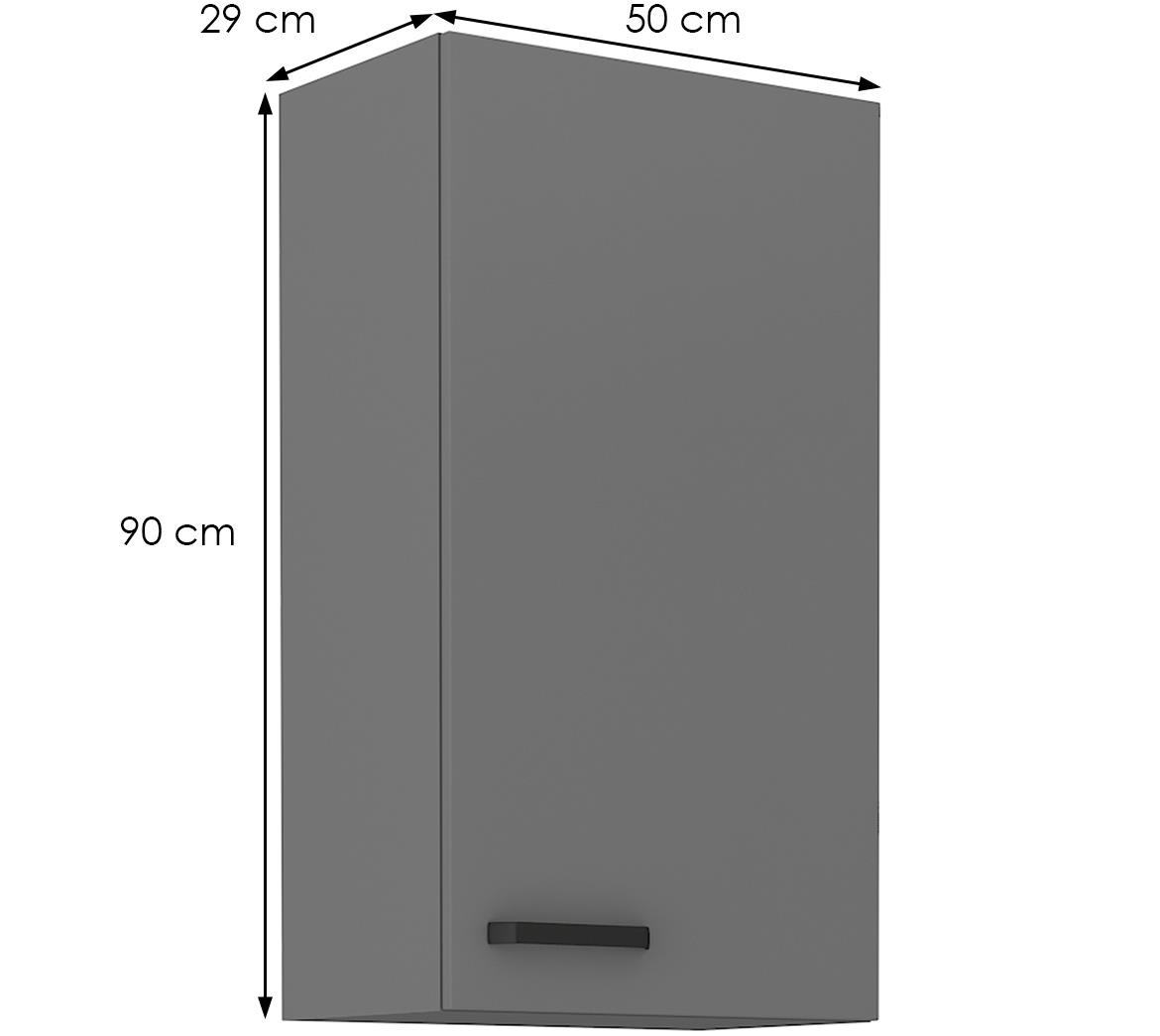 Nessa 50g-90 1f viseći el.1 vrata 50x29x90 tamno sivi