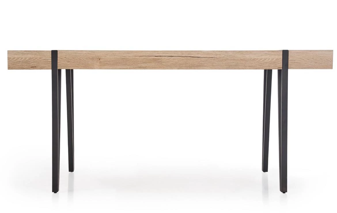 Iohann 170 Mdf/Steel sto - San Remo hrast/crna