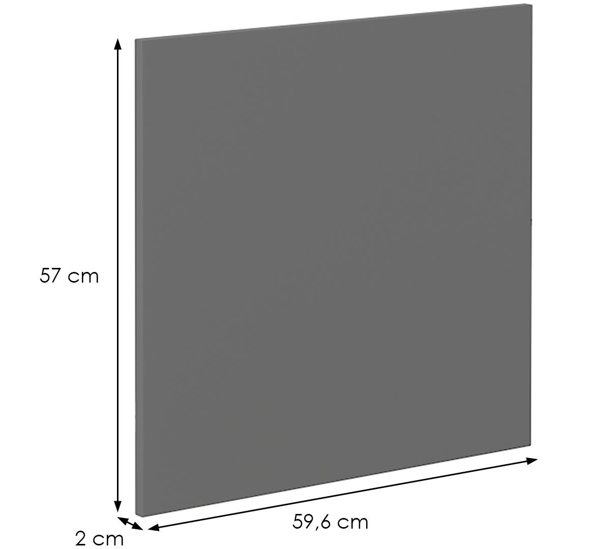 Nessa zm 570x596 vrata za sudomašinu 57x59,6 tamno siva