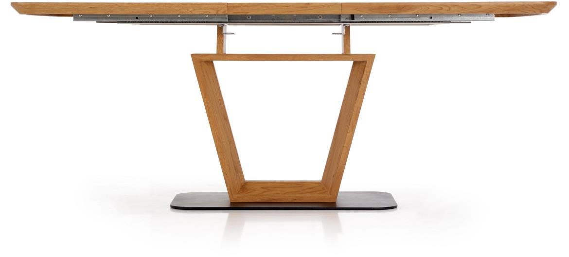 Blacki Table 160/220 Mdf/celik - zlatni hrast/crni